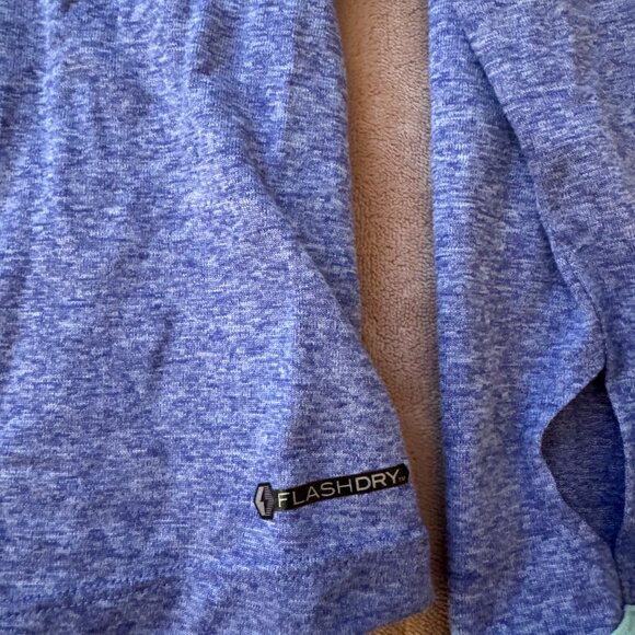 The North Face TNF Long Sleeve Hooded Base Layer Mint and Purple - Picture 7 of 7